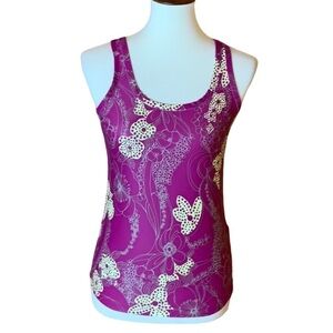 Columbia Titanium floral print athletic tank top Size Medium